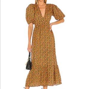 Romilla Midi dress in Cardette Floral print